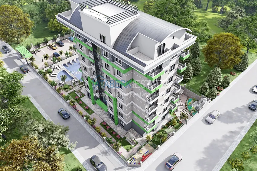 Новый жилой комплекс на последнем этапе строительства в районе Демирташ, Алания 11 