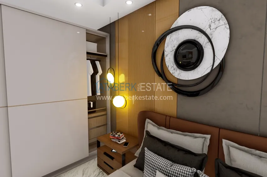 Приобрести Уютный комплекс на этапе строительства в верхней части района Оба – Чиплаклы, Алания 12