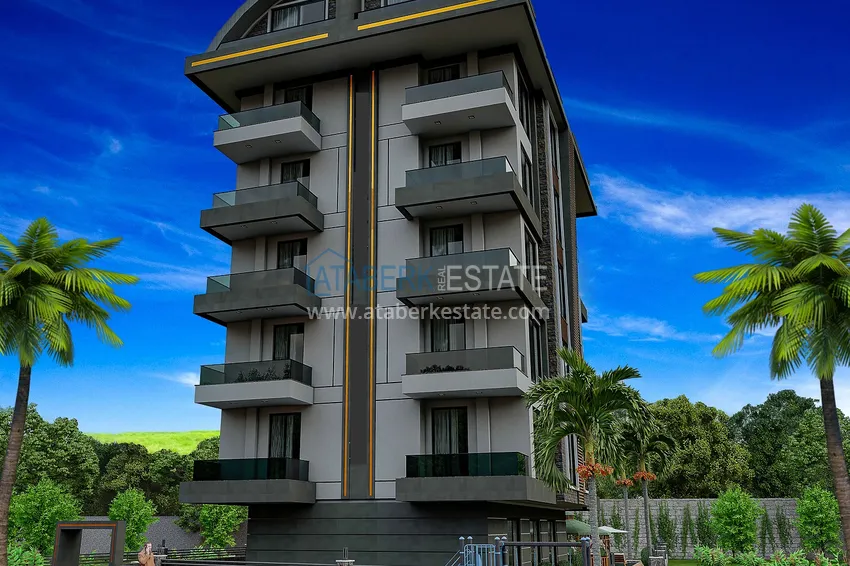 Квартиры на этапе стройки от застройщика – Алания, район Авсаллар 5 