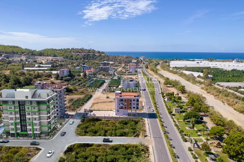 Новый жилой комплекс на последнем этапе строительства в районе Демирташ, Алания 6 