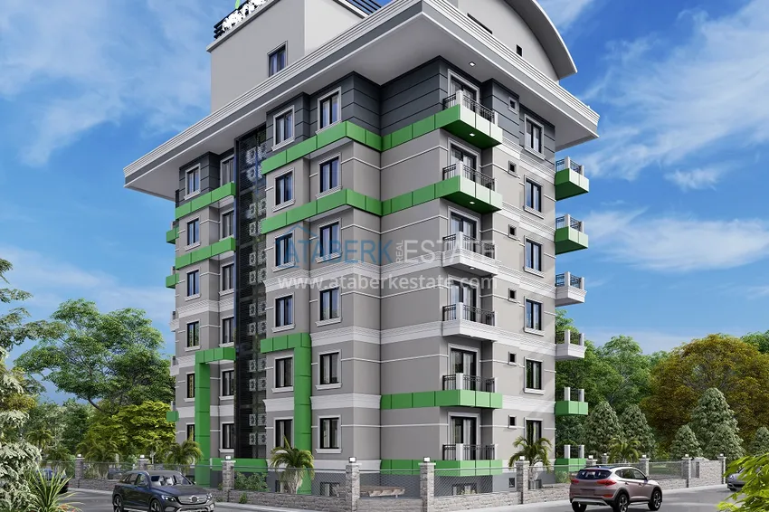 Новый жилой комплекс на последнем этапе строительства в районе Демирташ, Алания 12 