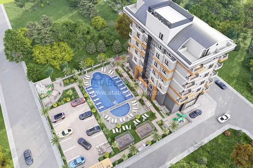 Квартиры от застройщика в рассрочку на этапе строительства - Алания, район Демирташ 6