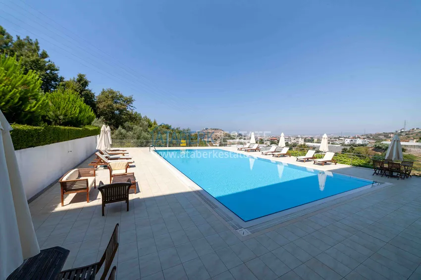 Квартира 2+1 меблированная с видом на море и горы, район Конаклы – Алания 7 