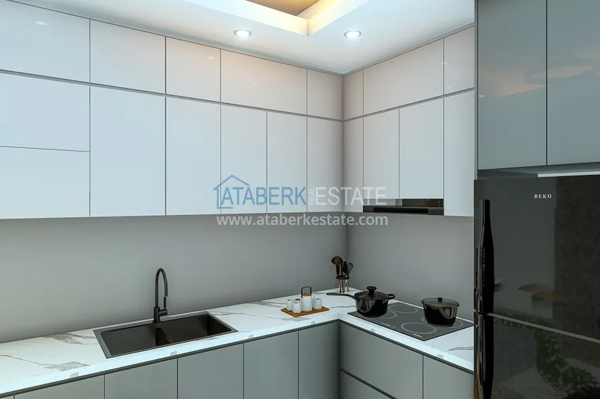 Приобрести Уютный комплекс на этапе строительства в верхней части района Оба – Чиплаклы, Алания 7