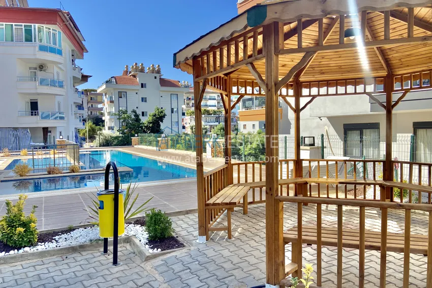 Квартира 1+1 в новостройке в живописном и комфортабельном районе Алании, Оба 9 