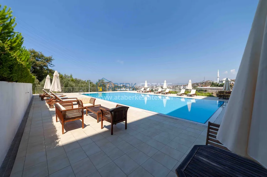 Квартира 2+1 меблированная с видом на море и горы, район Конаклы – Алания 8 