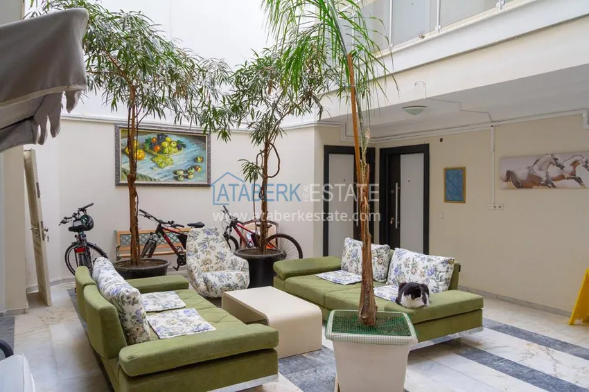 Двухкомнатная квартира с мебелью в Алании - район Оба 13 