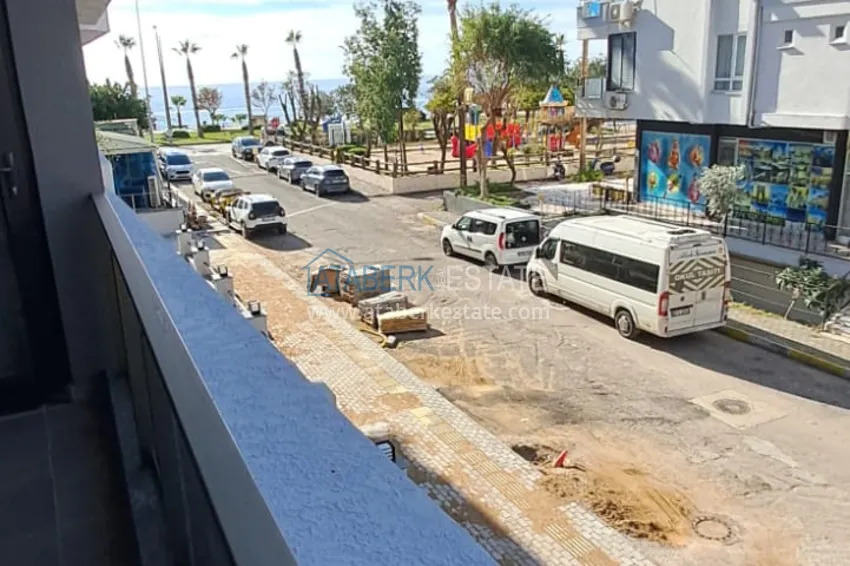 Приобрести Двухкомнатная квартира с видом на море в 30 метрах от пляжа Клеопатра, центр Алании 8 