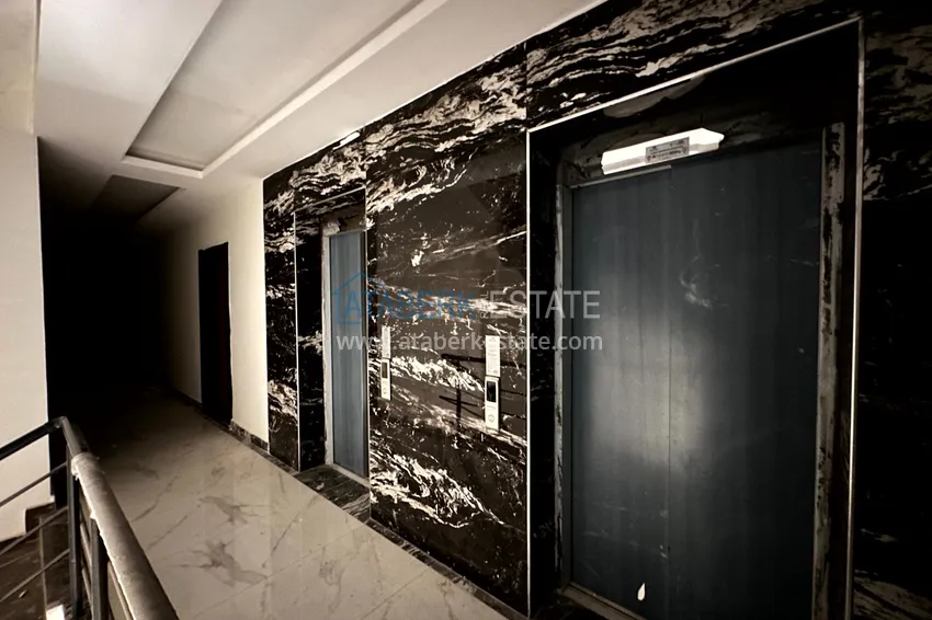 Квартира 1+1 меблированная с видом на море и историческую крепость – центр Алании 11