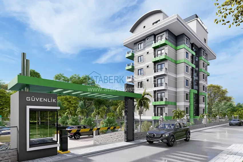 Новый жилой комплекс на последнем этапе строительства в районе Демирташ, Алания 15 