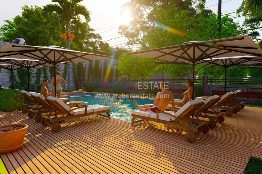 Квартиры на этапе стройки от застройщика – Алания, район Авсаллар 9 