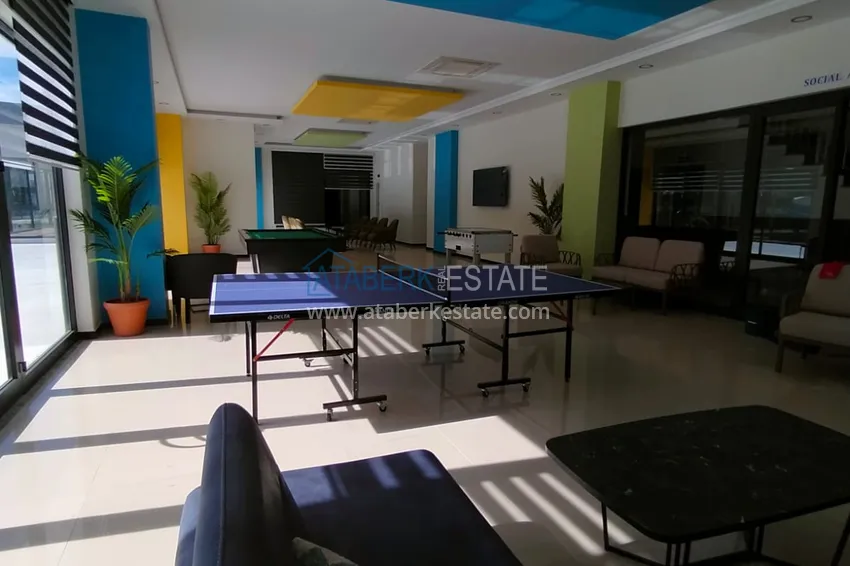 Объединенная меблированная квартира с 3 спальнями – Алания, район Кестель 14