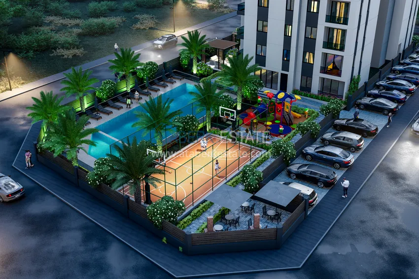 Квартиры от застройщика в жилом комплексе комфорт-класса в районе Чешмели – Мерсин 16