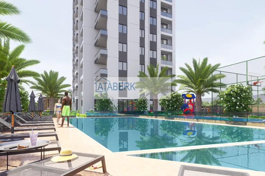 Квартиры от застройщика в жилом комплексе комфорт-класса в районе Чешмели – Мерсин 7