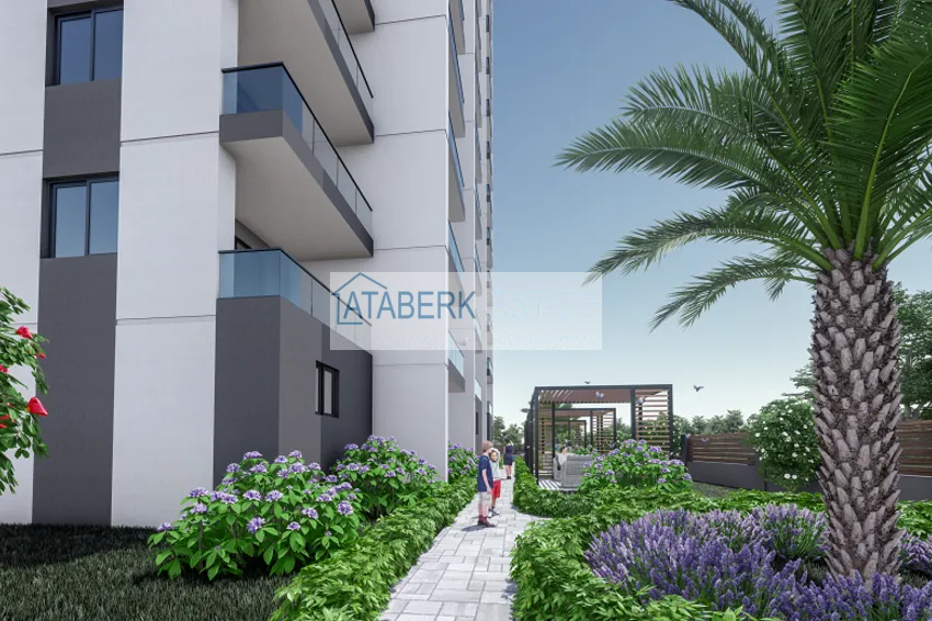 Квартиры от застройщика в жилом комплексе комфорт-класса в районе Чешмели – Мерсин 9