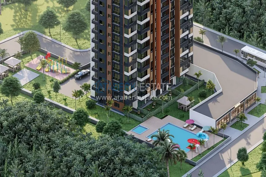 Квартиры на этапе строительства в популярном микрорайоне Томюк – Мерсин  9 