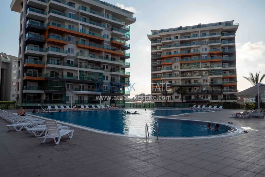 Дуплекс 2+1 с мебелью и застеклённым балконом, район Авсаллар – Алания 14 