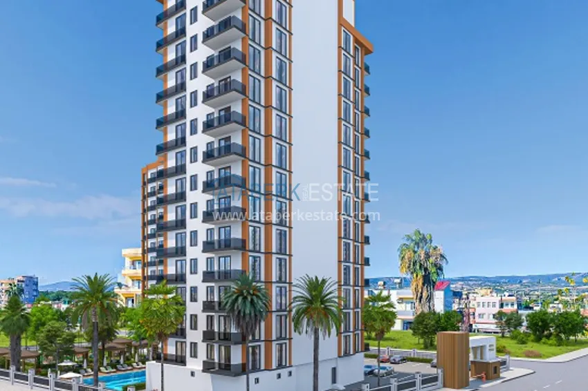 Современный жилой комплекс на этапе строительства в районе Арпачбахшиш – Мерсин 3