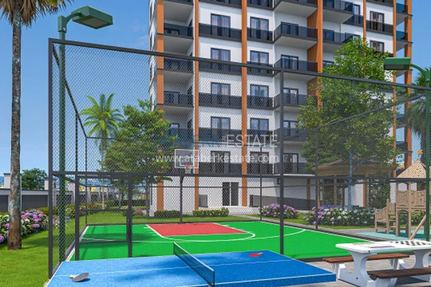 Современный жилой комплекс на этапе строительства в районе Арпачбахшиш – Мерсин 4