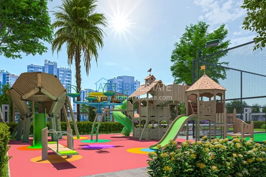 Современный жилой комплекс на этапе строительства в районе Арпачбахшиш – Мерсин 5