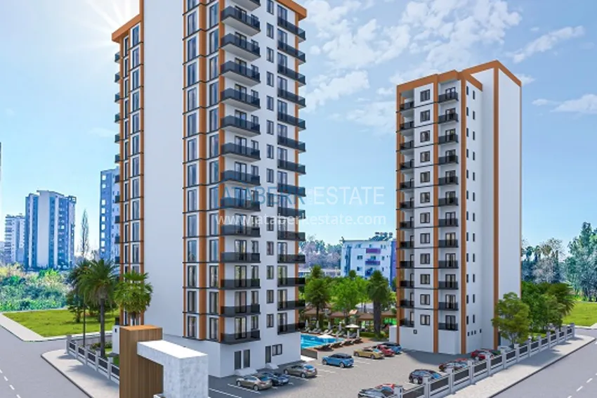 Современный жилой комплекс на этапе строительства в районе Арпачбахшиш – Мерсин 10