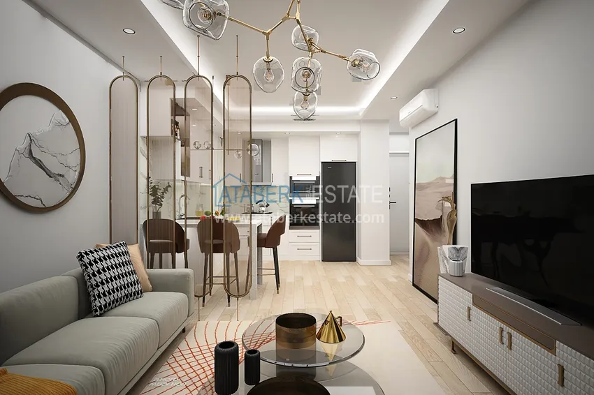 Приобрести Новый жилой комплекс на последнем этапе строительства в районе Демирташ, Алания 1 