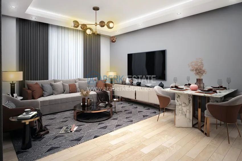 Приобрести Новый жилой комплекс на последнем этапе строительства в районе Демирташ, Алания 13 