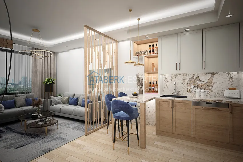 Приобрести Квартиры от застройщика в рассрочку на этапе строительства - Алания, район Демирташ 2