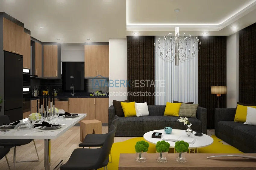 Приобрести Квартиры от застройщика в рассрочку на этапе строительства - Алания, район Демирташ 12