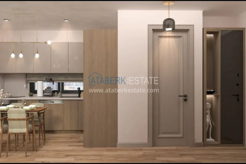 Приобрести Квартиры 1+1 в новом жилом комплексе с собственной инфраструктурой район Томюк – Мерсин 2 