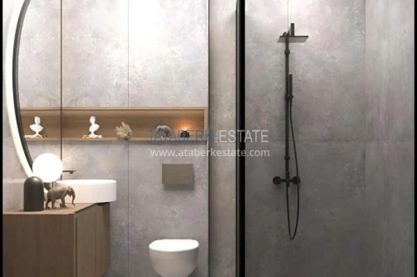 Приобрести Квартиры 1+1 в новом жилом комплексе с собственной инфраструктурой район Томюк – Мерсин 8 