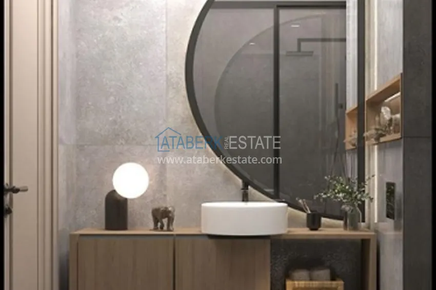 Приобрести Квартиры 1+1 в новом жилом комплексе с собственной инфраструктурой район Томюк – Мерсин 9 