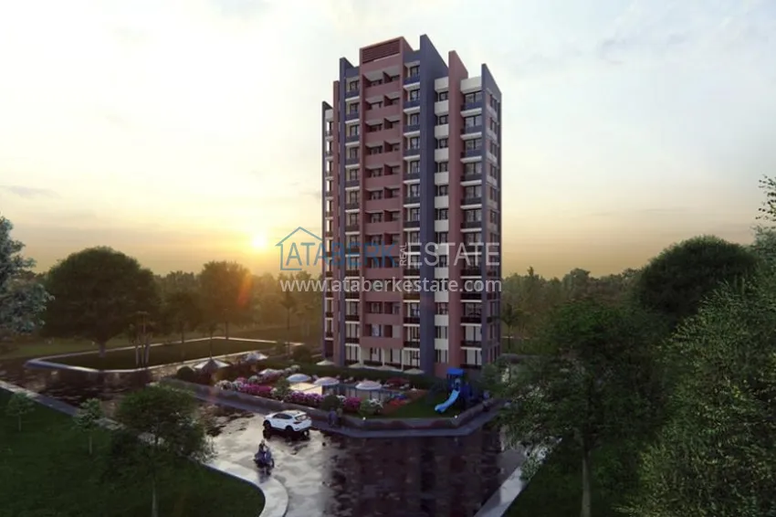 Квартиры 1+1 в новом жилом комплексе с собственной инфраструктурой район Томюк – Мерсин 6 