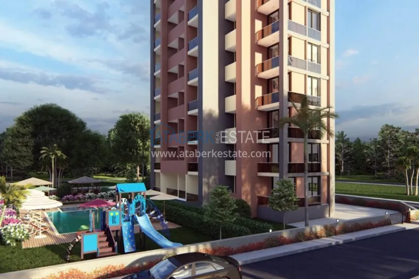 Квартиры 1+1 в новом жилом комплексе с собственной инфраструктурой район Томюк – Мерсин 3 