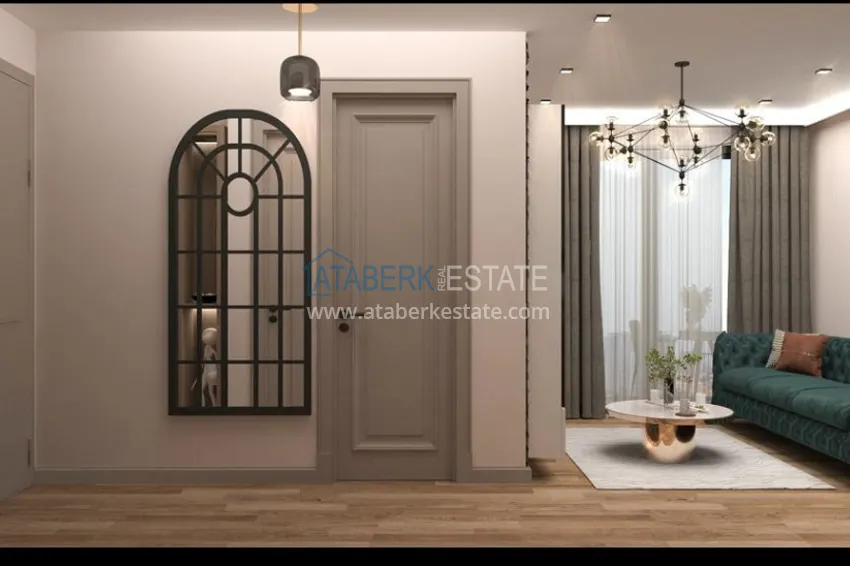 Приобрести Квартиры 1+1 в новом жилом комплексе с собственной инфраструктурой район Томюк – Мерсин 1 