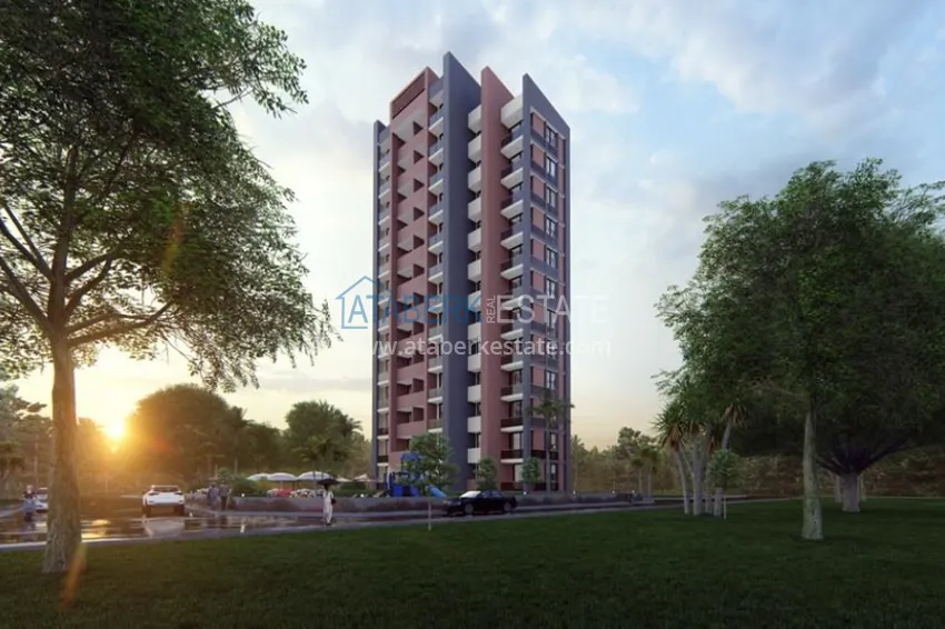 Квартиры 1+1 в новом жилом комплексе с собственной инфраструктурой район Томюк – Мерсин 9 