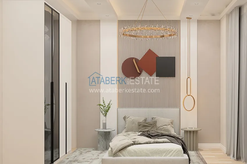 Приобрести Новый жилой комплекс на последнем этапе строительства в районе Демирташ, Алания 4 