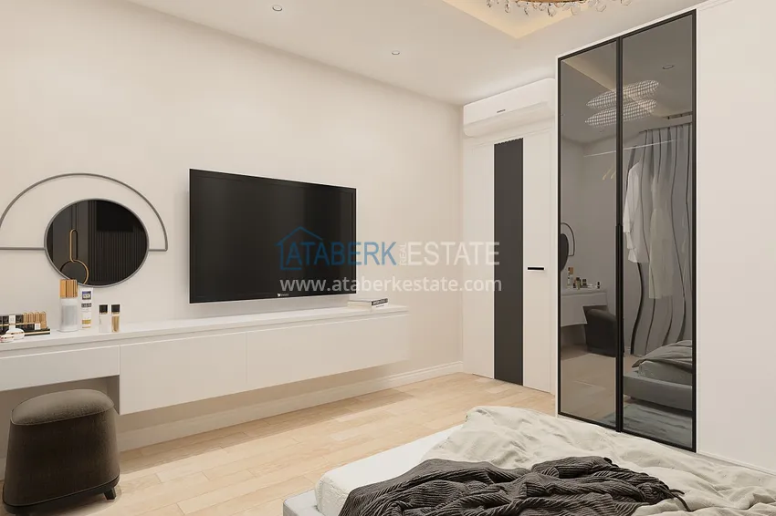 Приобрести Новый жилой комплекс на последнем этапе строительства в районе Демирташ, Алания 5 