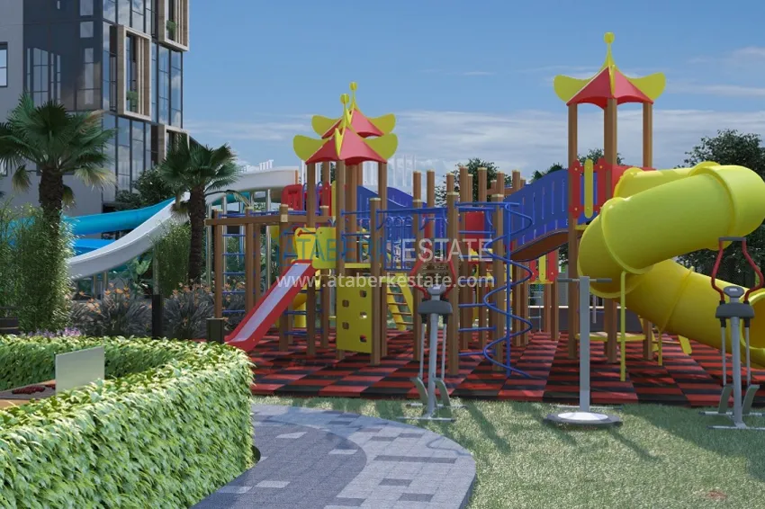 Квартиры в современном жилом комплексе на этапе строительства Мезитли – Мерсин 14 