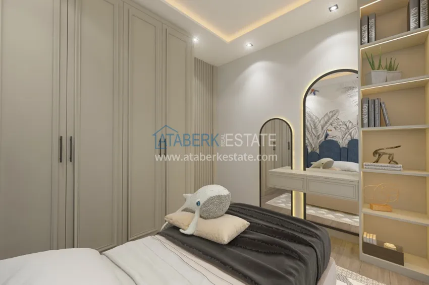 Приобрести Квартиры в современном жилом комплексе на этапе строительства Мезитли – Мерсин 35 