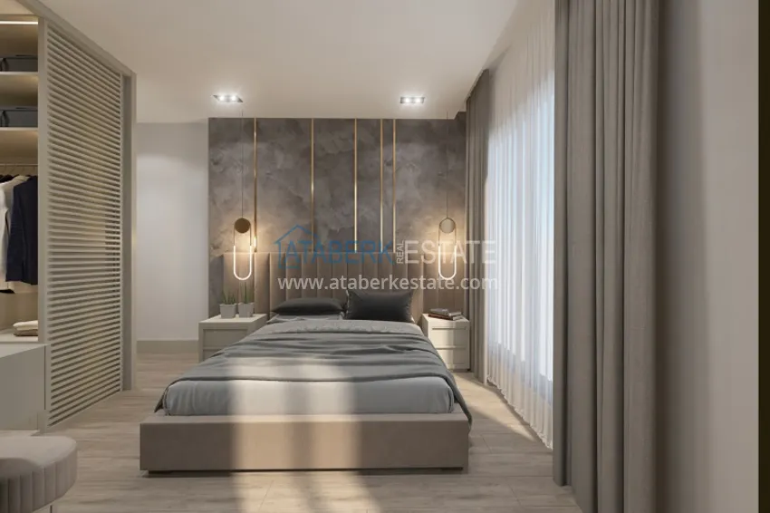 Приобрести Квартиры в современном жилом комплексе на этапе строительства Мезитли – Мерсин 36 