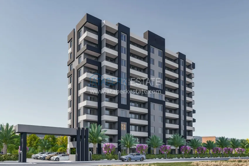 Новый современный жилой комплекс на этапе строительства в Давултепе – Мерсин 2