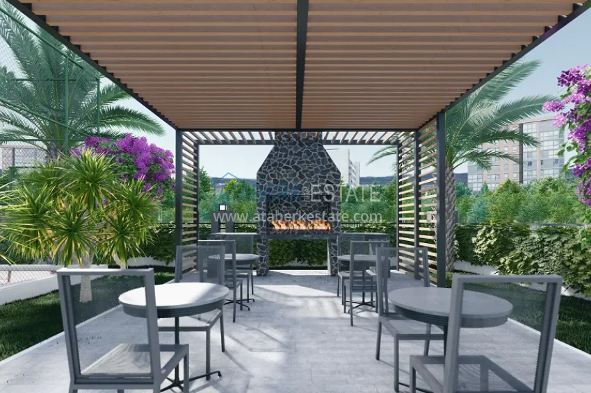 Новый современный жилой комплекс на этапе строительства в Давултепе – Мерсин 10