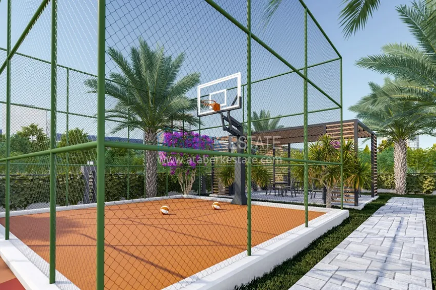 Новый современный жилой комплекс на этапе строительства в Давултепе – Мерсин 12