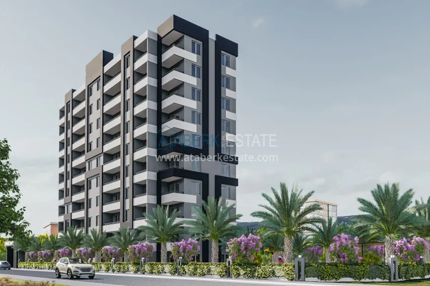 Новый современный жилой комплекс на этапе строительства в Давултепе – Мерсин 3