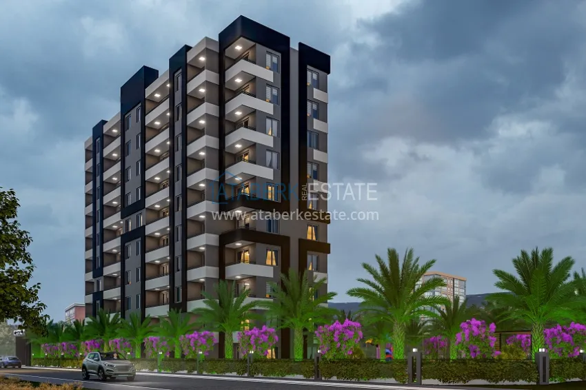 Новый современный жилой комплекс на этапе строительства в Давултепе – Мерсин 4