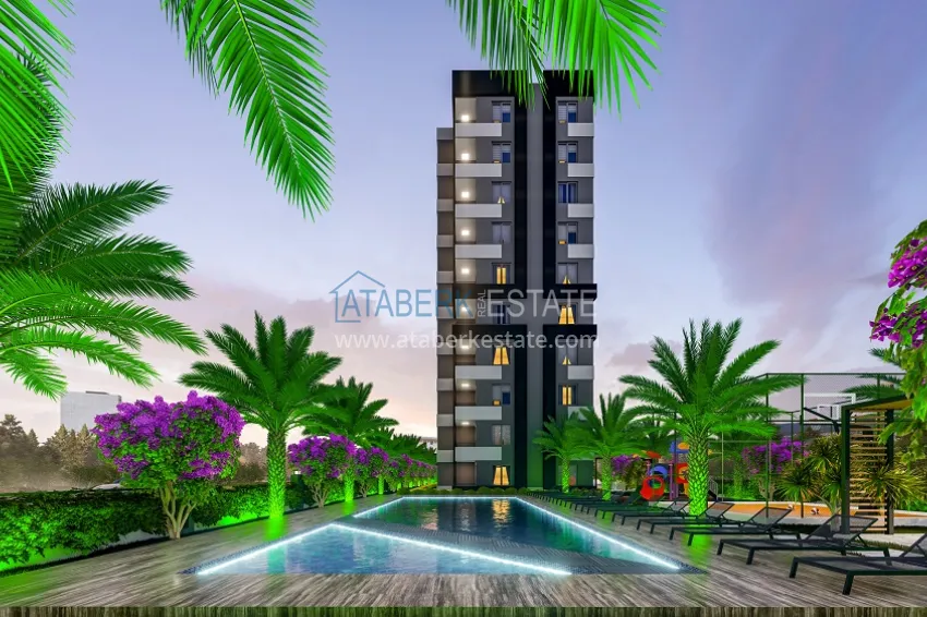 Новый современный жилой комплекс на этапе строительства в Давултепе – Мерсин 5