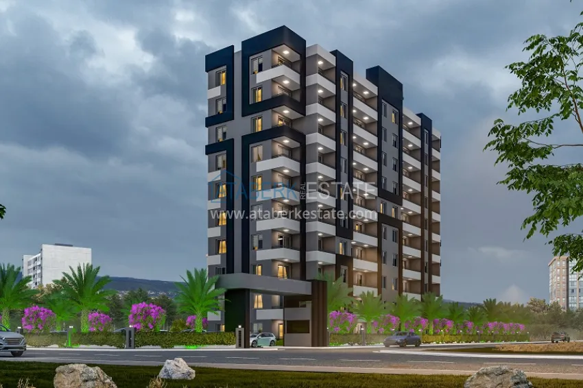 Новый современный жилой комплекс на этапе строительства в Давултепе – Мерсин 7