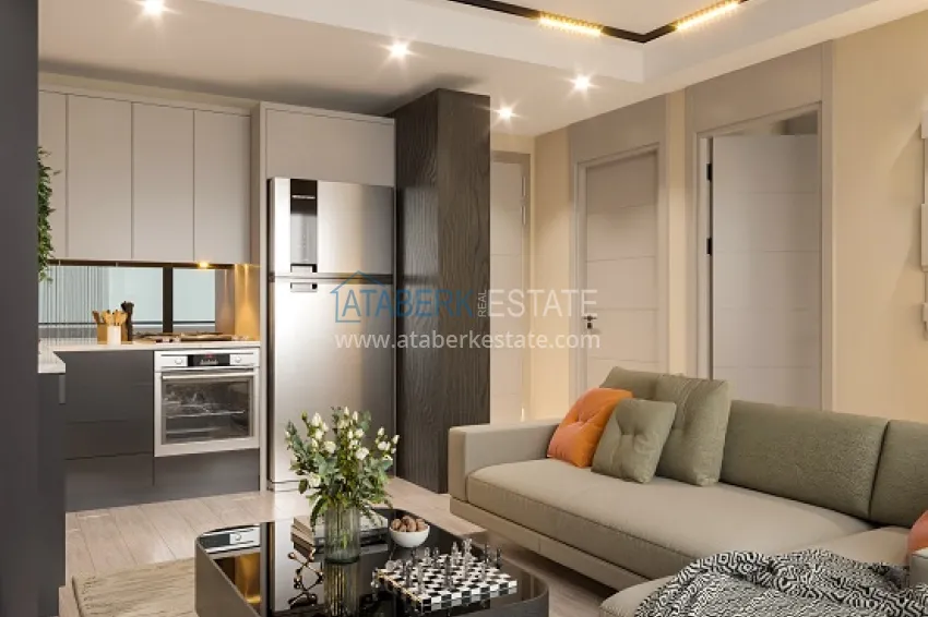 Приобрести Новый современный жилой комплекс на этапе строительства в Давултепе – Мерсин 2