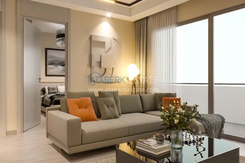 Приобрести Новый современный жилой комплекс на этапе строительства в Давултепе – Мерсин 4